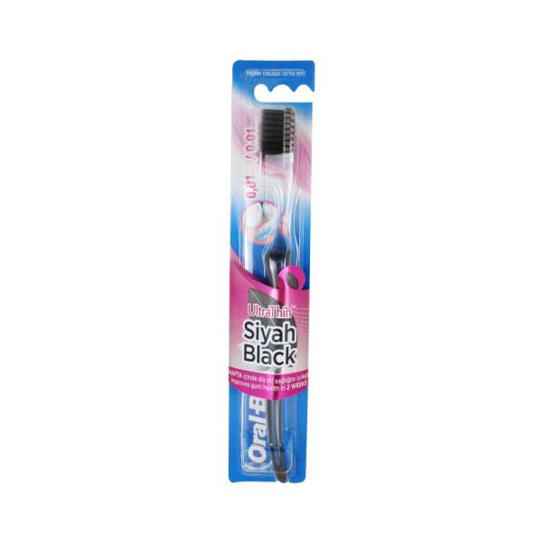 Oral-B Ultra Thin Black Extra Soft Diş Fırçası - 1