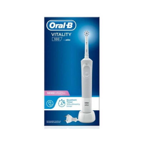 Oral-B Vitality 100 Sensi UltraThin Şarj Edilebilir Diş Fırçası - 1