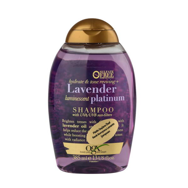 Organix Lavender Platinum Shampoo 385ml - 1