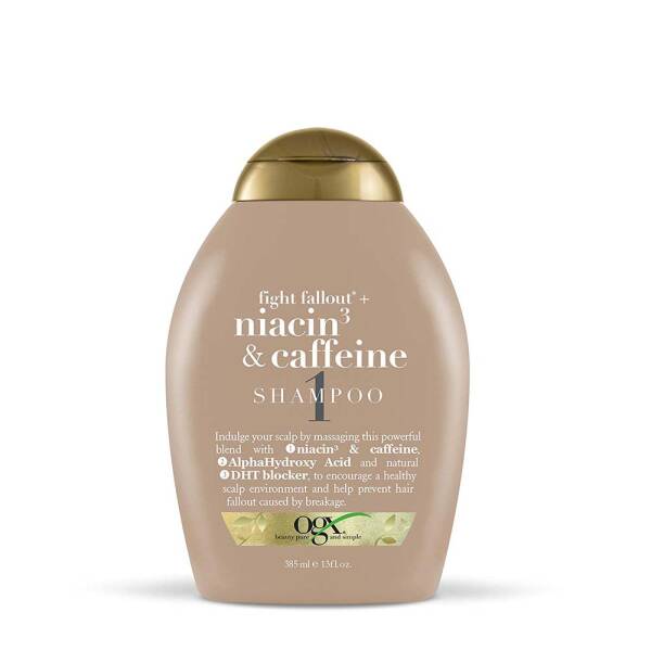 Organix Niacin 3 and Caffeine Shampoo 385ml - 1