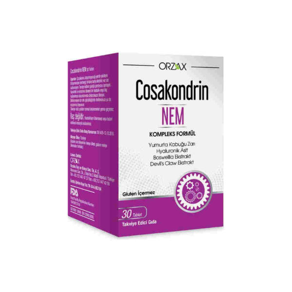 Orzax Cosakondrin Nem 30 Tablet - 1