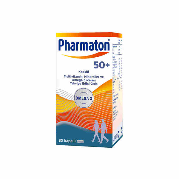 Pharmaton 50+ Omega 3 30 Kapsül - 1