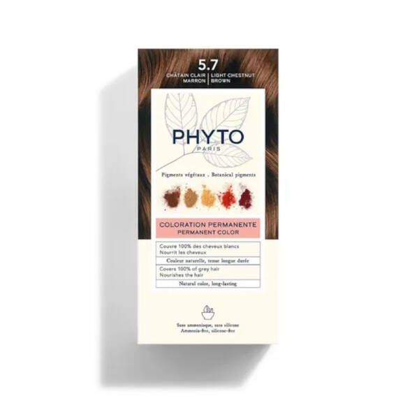 Phyto Phytocolor 5.7 Light Chestnut Brown - 1