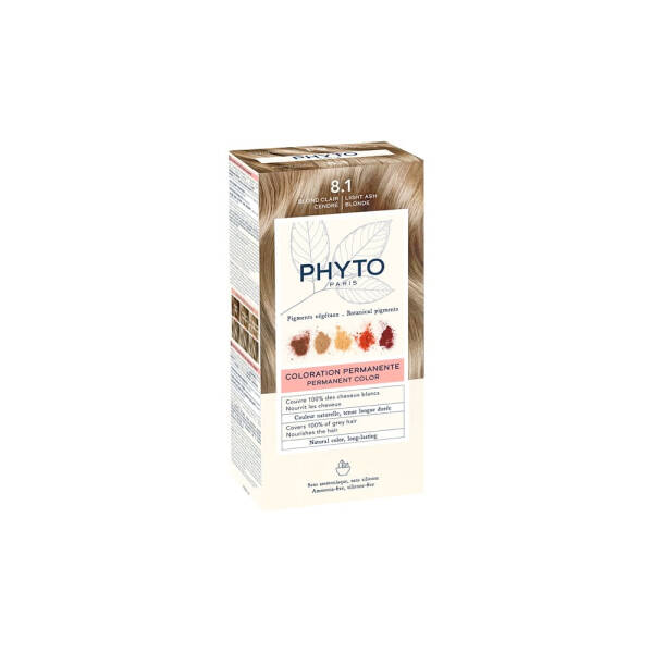 Phyto Phytocolor 8.1 Bitkisel Saç Boyası Küllü Sarı - 1
