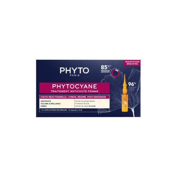 Phyto Phytocyane Kadın Tipi Dönemsel Saç Dökülmesi 5mlx12 Ampül - 1