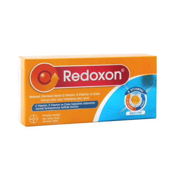 Redoxon Efervesan Üçlü Etki 2x15 Tablet - 1