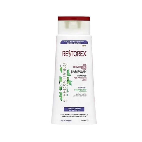 Restorex Speed and Strong Saç Dökülmesine Karşı Şampuan 500ml - 1