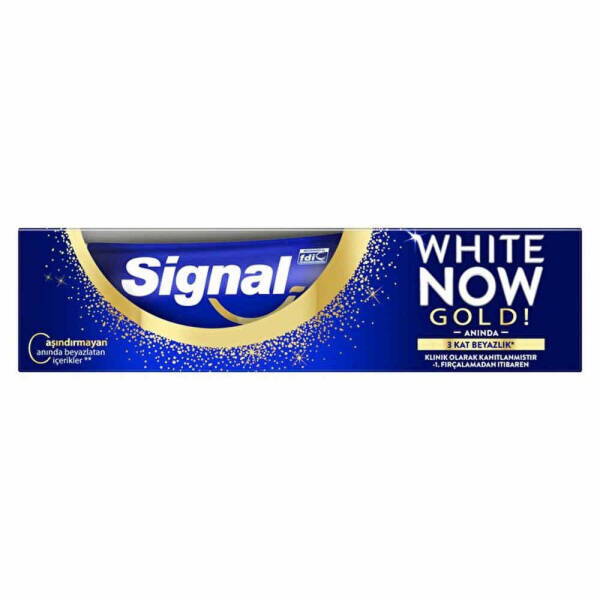 Signal White Now Gold Diş Macunu 75ml - 1