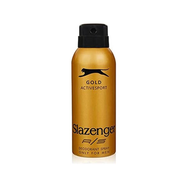 Slazenger Gold Activesport Deodorant Spray Only For Men 150ml - 1