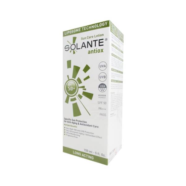 Solante Antiox Sun Care Lotion SPF50+ 150ml - 1