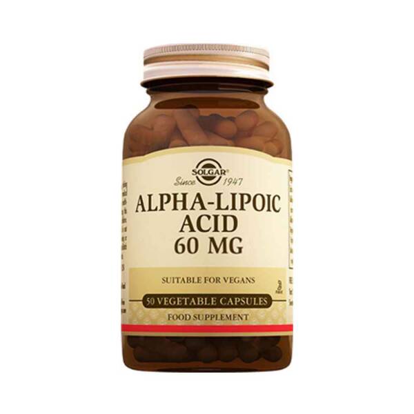 Solgar Alpha Lipoic Acid 60mg 30 Kapsül - 1