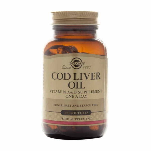 Solgar Cod Liver Oil 100 Kapsül - 1