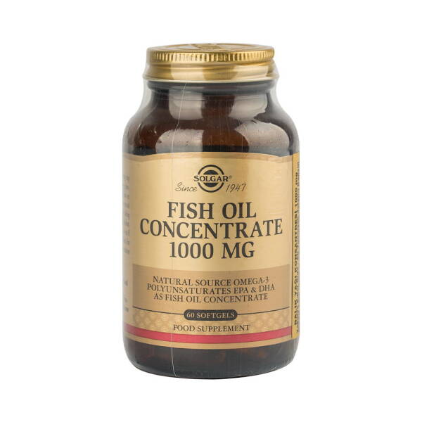 Solgar Fish Oil Concentrate 1000mg 60 Kapsül - 1