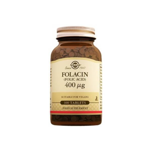 Solgar Folacin (Folic Acid) 100 Tablet - 1