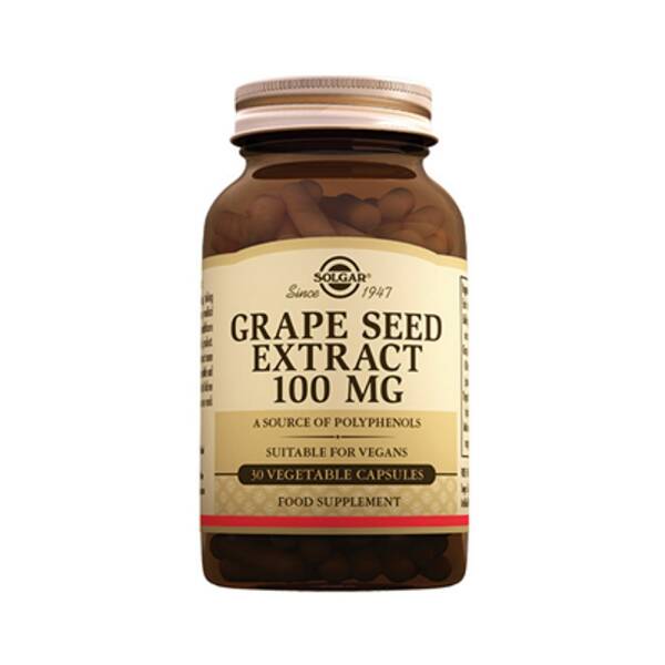 Solgar Grape Seed Extract 100mg 30 Kapsül - 1