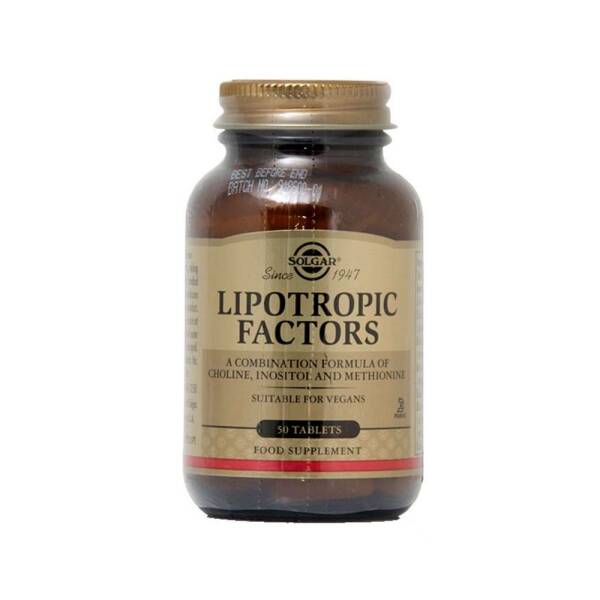 Solgar Lipotropic Factors 50 Tablet - 1