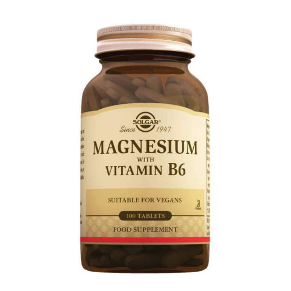 Solgar Magnesium With Vitamin B6 100 Tablet - 1