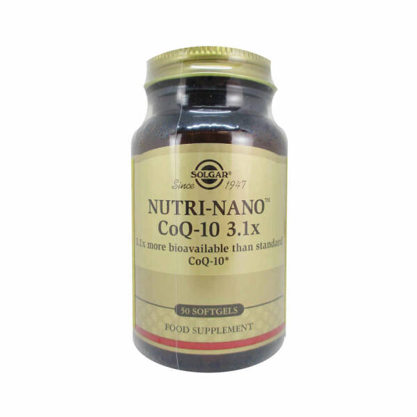 Solgar Nutri-Nano CoQ-10 3.1x 50 Kapsül - 1