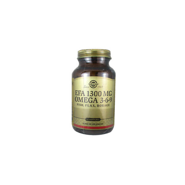 Solgar Omega 3-6-9 EFA 1300mg 60 Kapsül - 1