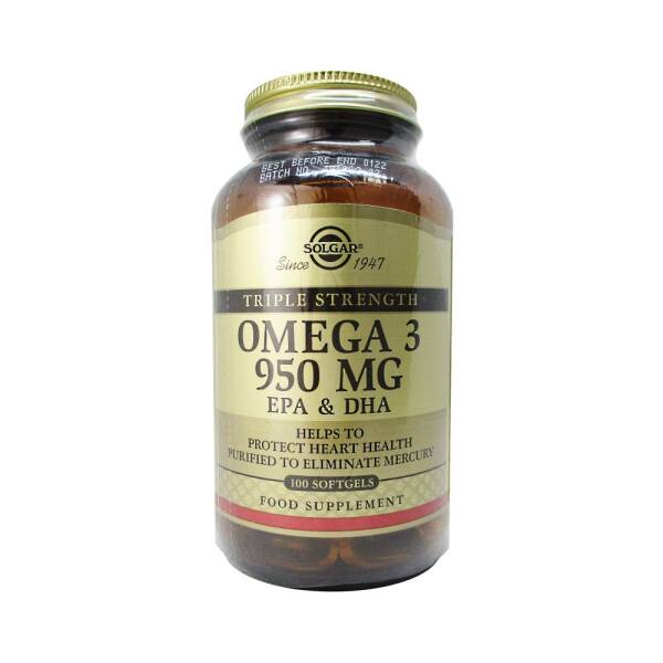 Solgar Omega 3 950mg EPA & DHA 100 Kapsül - 1