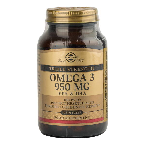 Solgar Omega 3 950mg Yumuşak Jelatin 50 Kapsül - 1