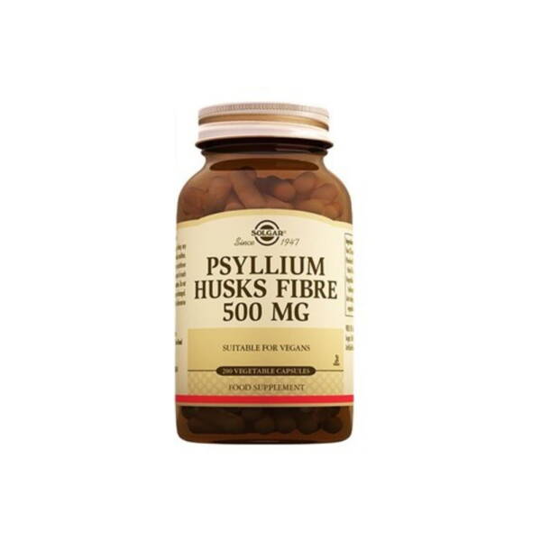 Solgar Psyllium Husks Fibre 500mg 200 Kapsül - 1