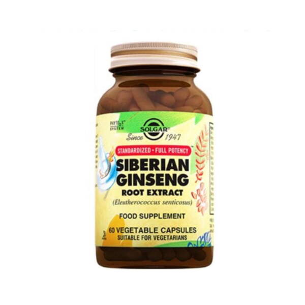 Solgar Siberian Ginseng Root Extract 60 Kapsül - 1