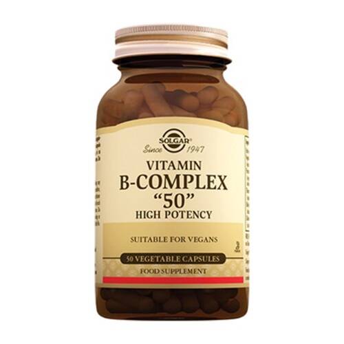 Solgar Vitamin B Complex 50 Bitkisel 50 Kapsül - 1