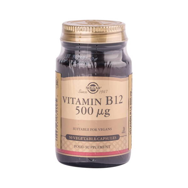 Solgar Vitamin B12 500μg 50 Tablet - 1