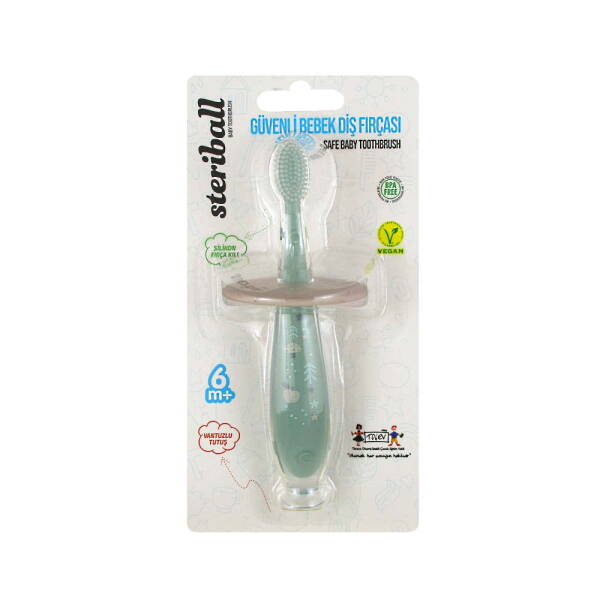 Steriball Safe Baby Tootbrush Yeşil 6+ay - 1