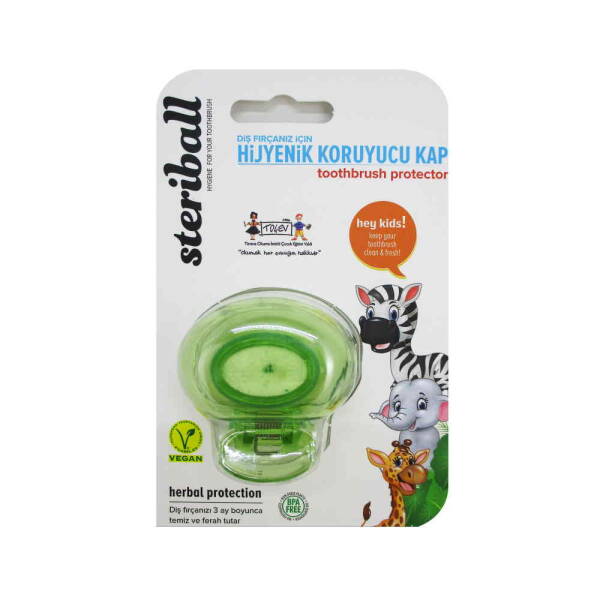 Steriball Toothbrush Protector Kids Green - 1