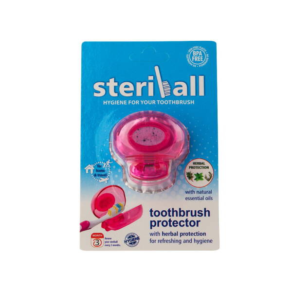 Steriball Toothbrush Protector Pink - 1