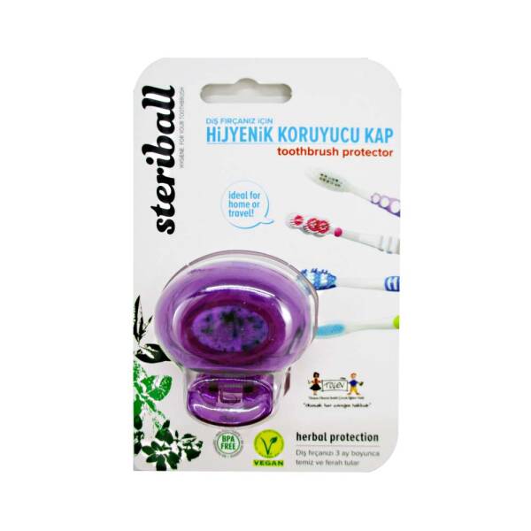 Steriball Toothbrush Protector Purple - 1