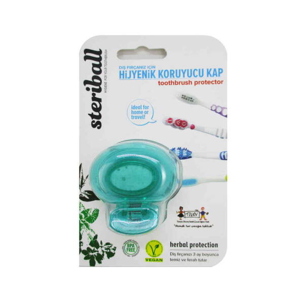 Steriball Toothbrush Protector Turquoise - 1