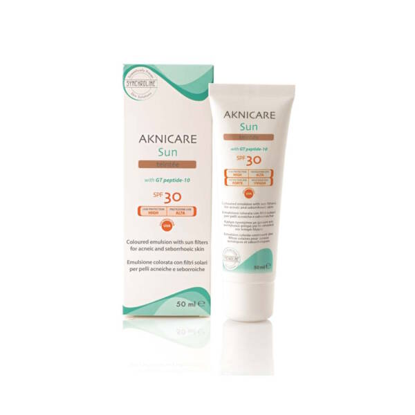 Synchroline Aknicare Sun Renkli Güneş Koruyucu Krem SPF30 50ml Teinte - 1