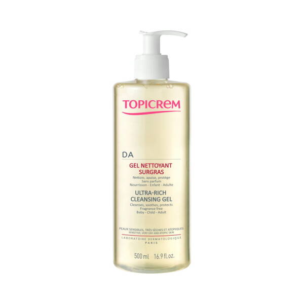 Topicrem AD Ultra Rich Cleansing Gel Face and Body 500ml - 1