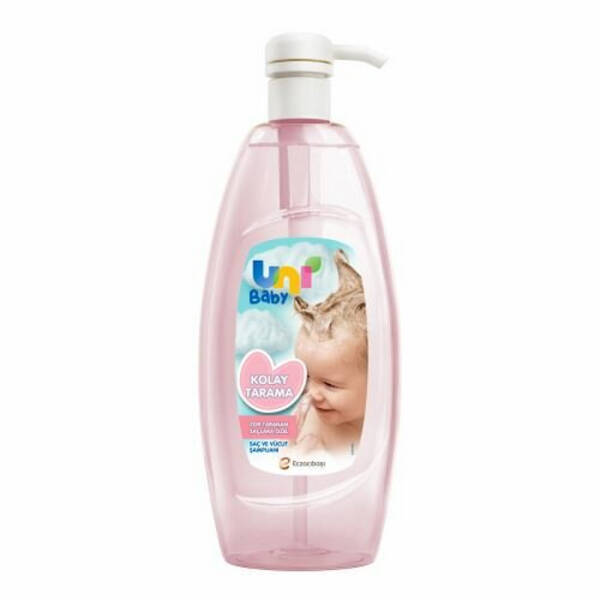 Uni Baby Saç ve Vücut Şampuanı Kolay Tarama 700ml - 1