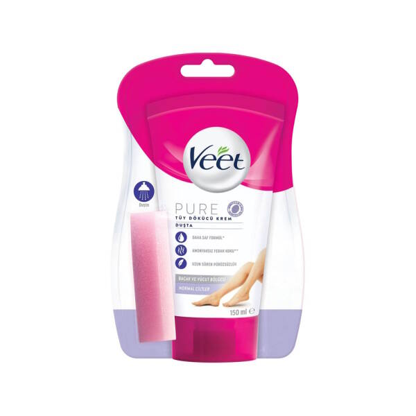 Veet Pure Duşta Tüy Dökücü Krem 150ml - 1