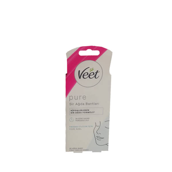 Veet Pure Sir Ağda Bantları Hassas Ciltler İçin 20 Ağda Bandı - 1