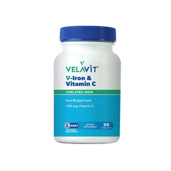 Velavit V-Iron & Vitamin C 30 Tablet - 1