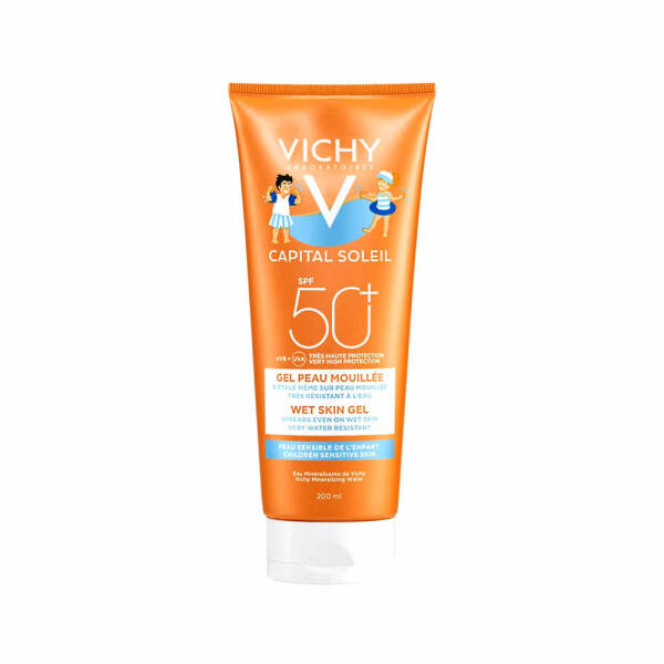 Vichy Capital Soleil Wet Skin Gel For Kids SPF50+ 200ml - 1