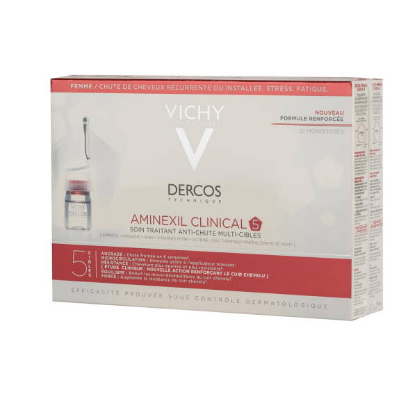 Vichy Dercos Aminexil Clinical 5 Women 21x6ml - 1
