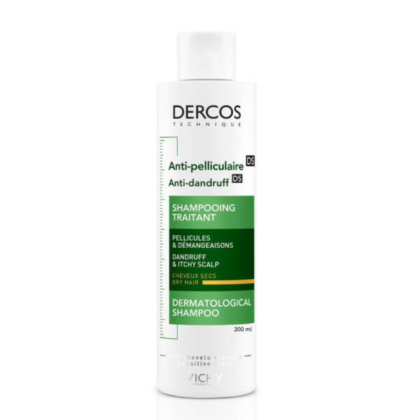 Vichy Dercos Shampoo Anti Dandruff Dry 200ml - 1