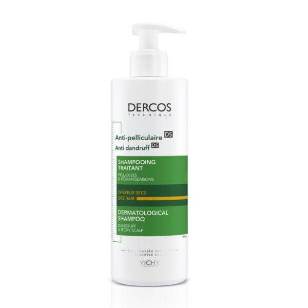 Vichy Dercos Shampoo Anti Dandruff Dry 390ml - 1