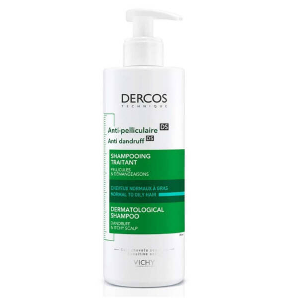 Vichy Dercos Shampoo Anti Dandruff Oily 390ml - 1