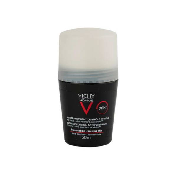 Vichy Homme Deo Roll On Anti Perspirant 50ml - 1