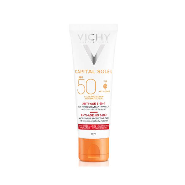 Vichy Ideal Soleil SPF50 Anti Ageing Care Cream 50ml - 1