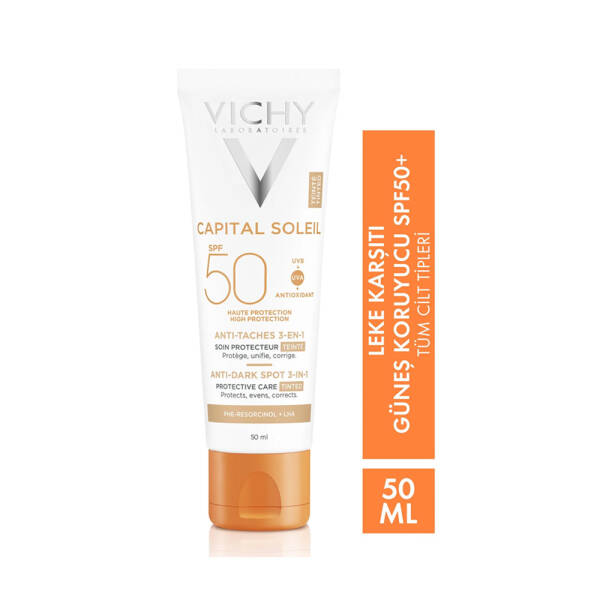 Vichy Ideal Soleil SPF50 Tinted Anti Dark Spots Care 50ml - 2