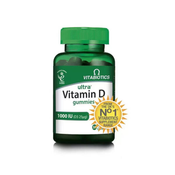 Vitabiotics Ultra Vitamin D Gummies 50 Çiğnenebilir Tablet Portakal Aromalı - 1