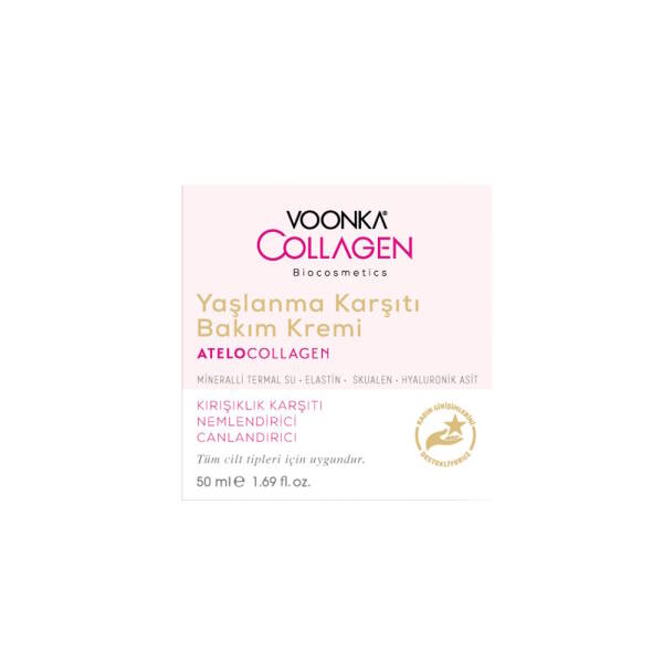 Voonka Collagen Atelocollagen Yaşlanma Karşıtı Bakım Kremi 50ml - 1